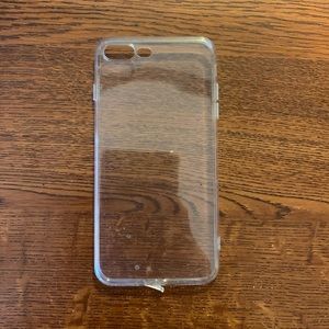 Clear thin iPhone 8+ phone case